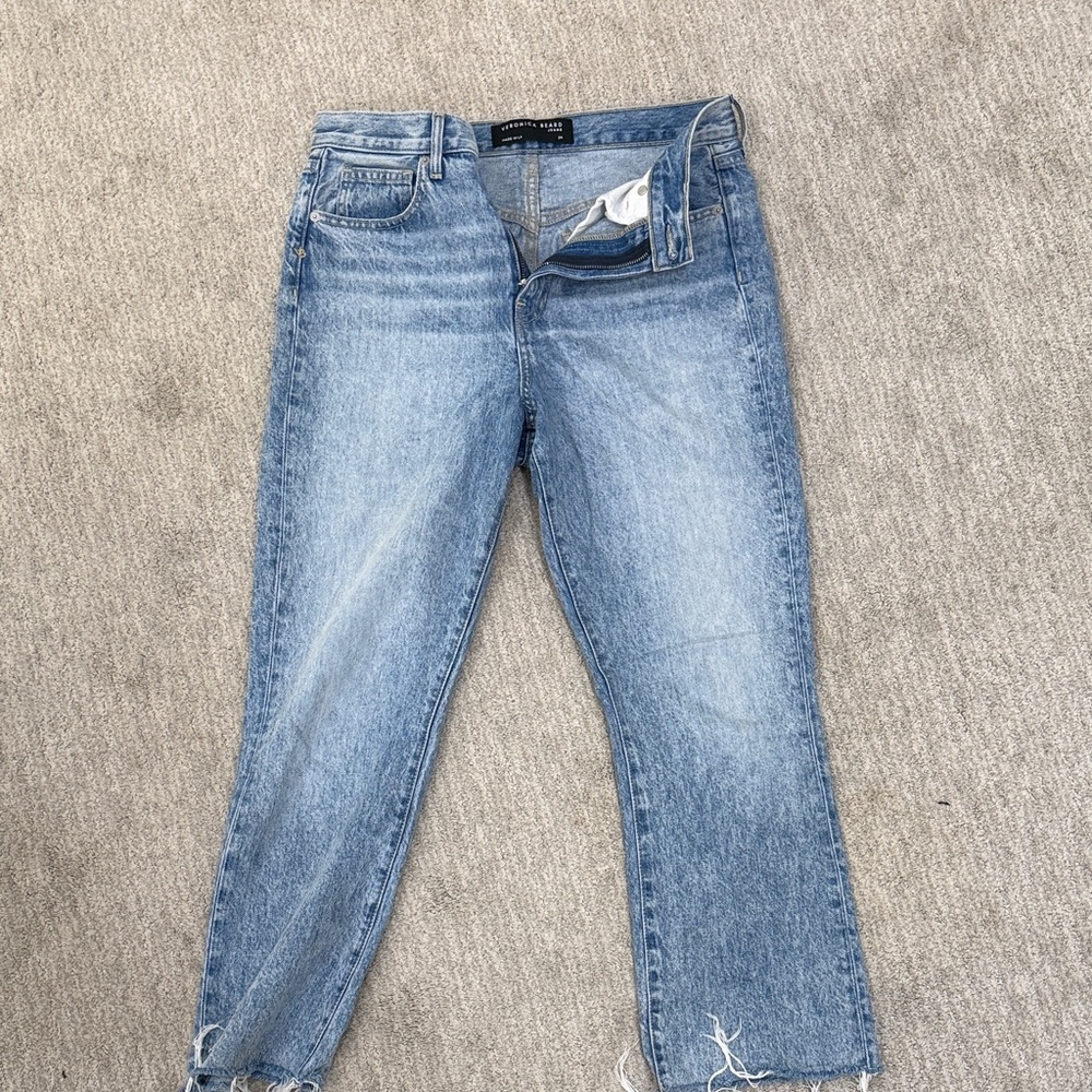 Veronica Beard Denim Blue Straight Leg Jeans